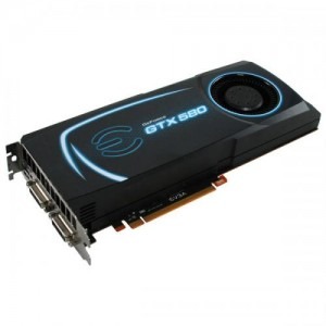 EVGA GeForce GTX 580 SuperClocked Backplate 1.53GB GDDR5 384-bit