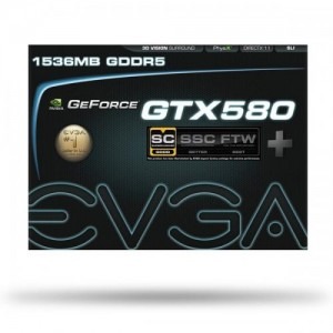 EVGA GeForce GTX 580 SuperClocked Backplate 1.53GB GDDR5 384-bit