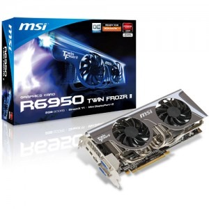 MSI Radeon HD6950 Twin Frozr II OC 2GB GDDR5 256-bit