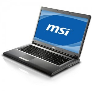 MSI 17.3'' CX720-062XEU Pentium Dual-Core P6100 2GHz Black