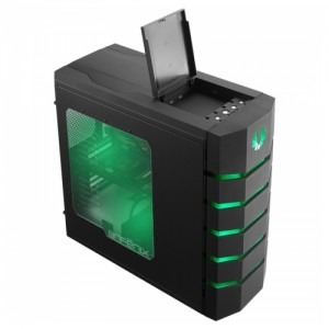 BitFenix Colossus Window black with green LED