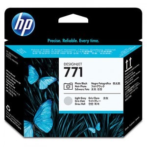 HP Printhead 771 Photo Black + Light Gray