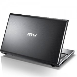 MSI 15.6'' FX603-047XEU Core i5 460M 2.53GHz 4GB 640GB GeForce GT 425M 1GB Black