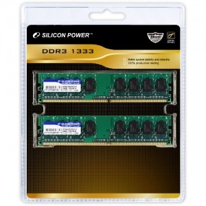 Silicon Power 2GB DDR3 1333MHz CL9 Dual Channel Kit retail