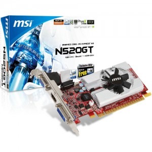 MSI GeForce GT 520 1GB DDR3 64-bit