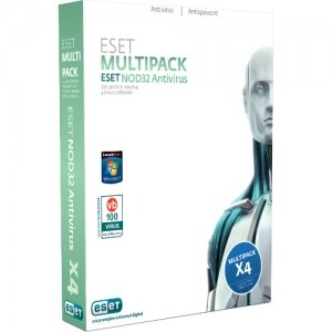 ESET NOD32 Antivirus multipack 12 luni 4 licente