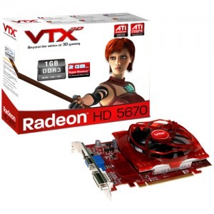 VTX3D Radeon HD5670 1GB DDR3 128-bit