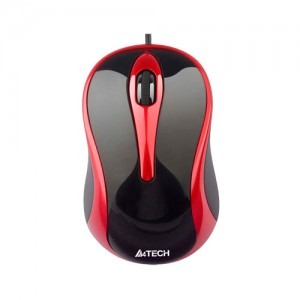Mouse A4Tech N-350-2 Black-Red