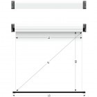 Ecran de proiectie Sopar Platinum 114 inch