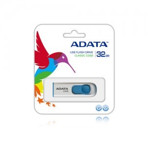 ADATA Classic C008 32GB alb/albastru