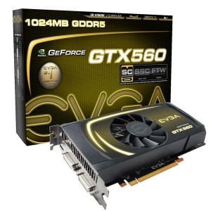 EVGA GeForce GTX 560 SuperClocked 1GB GDDR5 256-bit