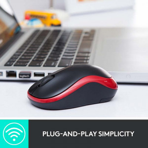 Logitech M185, Wireless, Blue