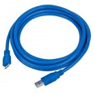 Cablu periferice Gembird USB 3.0 Male tip A - microUSB 3.0 Male tip B, 1.8m, albastru