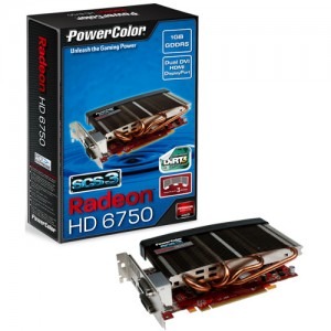 PowerColor Radeon HD6750 SCS3 1GB GDDR5 128-bit DiRT 3 Edition