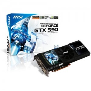 MSI GeForce GTX 590 3GB GDDR5 2x 384-bit