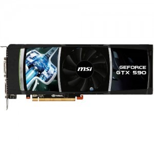 MSI GeForce GTX 590 3GB GDDR5 2x 384-bit