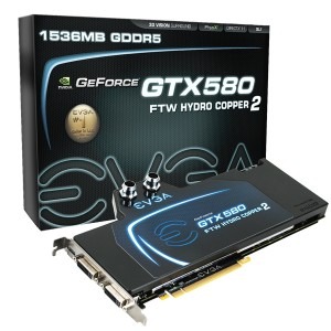 EVGA GeForce GTX 580 FTW Hydro Copper 2 1.53GB GDDR5 384-bit