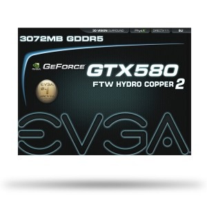 EVGA GeForce GTX 580 Hydro Copper 2 3GB GDDR5 384-bit