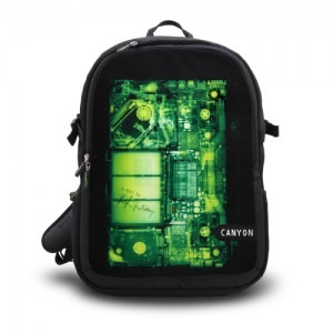 Canyon Rucsac notebook 15.6 inch X-Ray Edition CNL-NB07X Black-Green