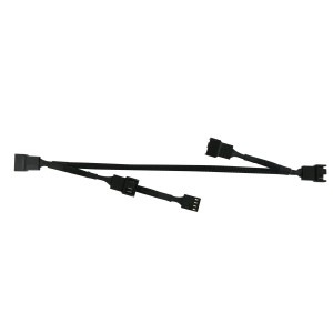 ARCTIC AC 4-pin Fan Male - 4-pin Fan Female, 0.4m, negru
