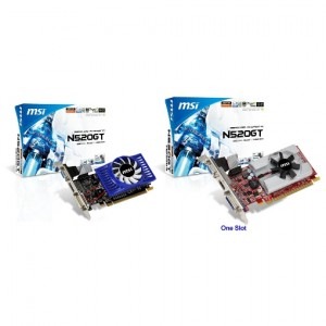 MSI GeForce GT 520 1GB DDR3 64-bit Fan