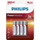 Philips PowerLife 4x AAA LR03 blister