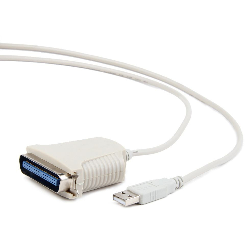 Cablu periferice Gembird USB 2.0 Male tip A - Paralel Male, 1.8m, alb