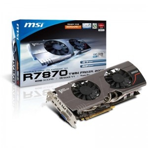 MSI Radeon HD7870 GHz Edition OC Twin Frozr III 2GB GDDR5 256-bit