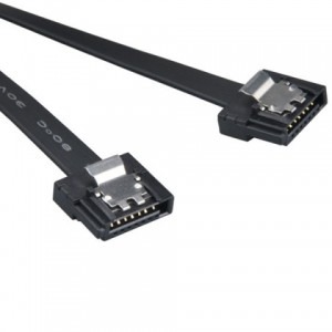 AKASA Cablu SATA M - SATA M, 15cm, negru