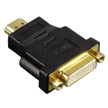 Adaptor Hama 1x DVI-D Female - 1x HDMI Male, negru