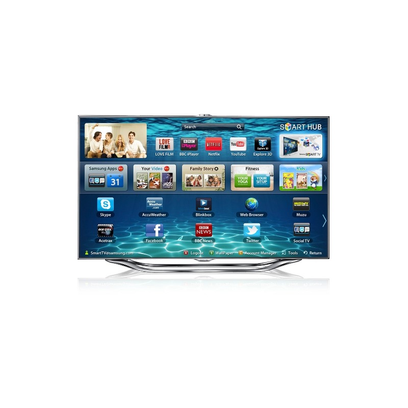 Televizor Led Samsung Smart Tv Ue40es8000 Seria Es8000 101cm Full Hd 3d