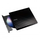 ASUS ASUS SDRW-08D2S-U LITE DVD writer extern 8X ultra-subtire, suport M-DISC, compatibil cu Windows si Mac OS, ASUS Webstorage gratuit 12 luni, Nero BackItUp, E-Green, Negru