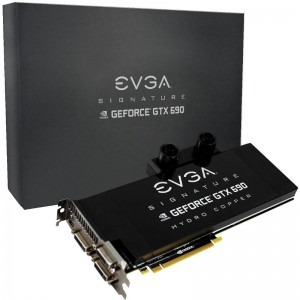 EVGA GeForce GTX 690 Signature Hydro Copper 4GB GDDR5 512-bit