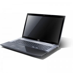 Acer 17.3'' Aspire V3-771G-736b4G1TMaii, Procesor Intel® Core™ i7-3630QM 2.4GHz Ivy Bridge, 4GB, 1TB, GeForce GT 650M 2GB, Linux, Grey
