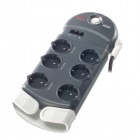 APC SurgeArrest Home/Office 6x Schuko, Phone Protection
