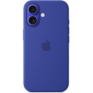 Apple Protectie pentru spate, material silicon, cu MagSafe pentru iPhone 16, culoare Ultramarine
