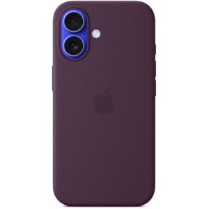 Apple Protectie pentru spate, material silicon, cu MagSafe pentru iPhone 16 Plus, culoare Plum