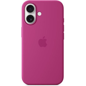 Apple Protectie pentru spate, material silicon, cu MagSafe pentru iPhone 16 Plus, culoare Fuchsia