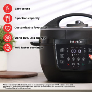 Instant Pot Multicooker RIO XL, 2000W, 7.1L, Negru