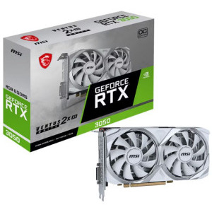 MSI GeForce RTX 3050 VENTUS 2X XS White OC 8GB GDDR6 128-bit