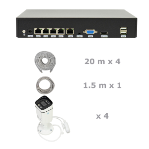 PNI NVR House IP810 + 4 Camere