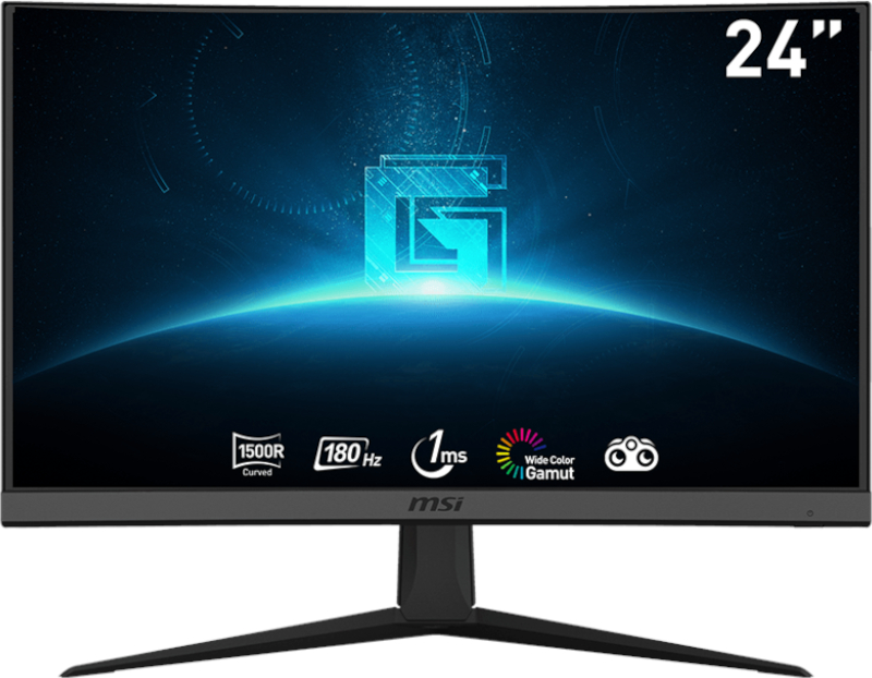 Monitor LED MSI G24C6 E2 Curbat 23.6 inch FHD VA 1 ms 180 Hz FreeSync