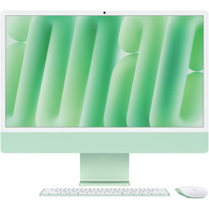 Apple iMac 24 inch 4.5K Retina, Apple M4, 32GB RAM, 1TB SSD, 10 core GPU, macOS Sequoia, INT keyboard, Green