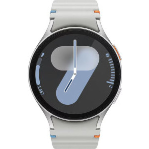 Samsung Galaxy Watch 7, LTE, 44 mm, Silver, Wi-Fi, Bluetooth, GPS, NFC, Rezistent la apa
