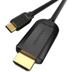 Cablu video Vention USB-C Male - HDMI Male, 1.5 m, Negru