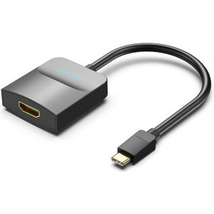 Vention 1x USB-C Male - 1x HDMI Female, Negru