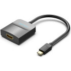 Adaptor Vention 1x USB-C Male - 1x HDMI Female, Negru