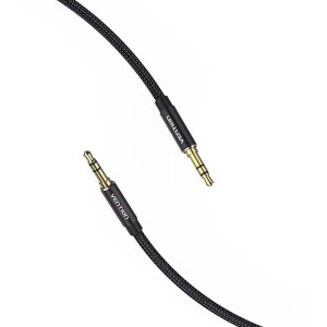 Vention Jack 3.5 mm Male - Jack 3.5 mm Male, 0.5m, negru