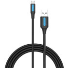 Cablu periferice Vention USB 2.0 Male - microUSB 2.0 Male, 1m, negru