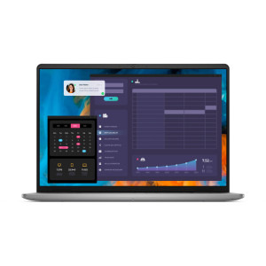DELL 16'' Vostro 5640, FHD+, Procesor Intel® Core™ 7 150U (12M Cache, up to 5.40 GHz), 16GB DDR5, 512GB SSD, Intel Graphics, Win 11 Pro, Titan Grey, 3Yr ProSupport